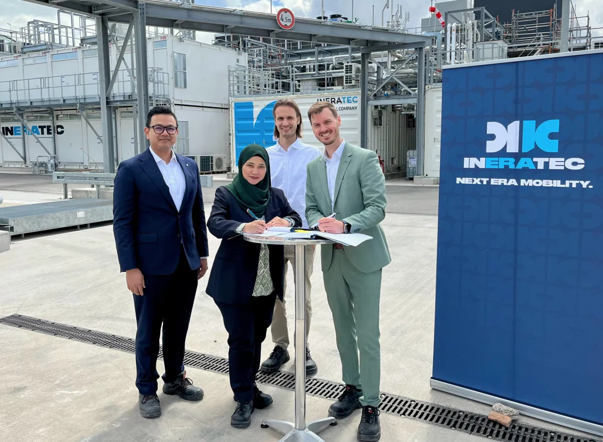 INERATEC and PETRONAS sign agreement to strengthen e-Fuel market